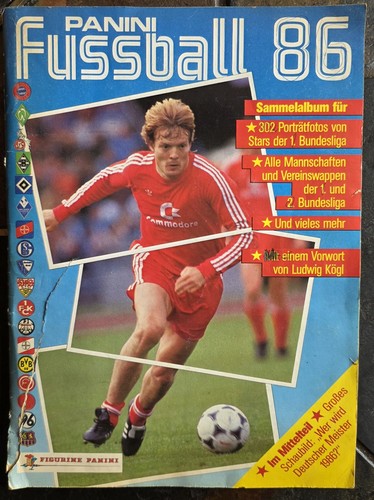 Panini fussball sammelalbum - panini, 86