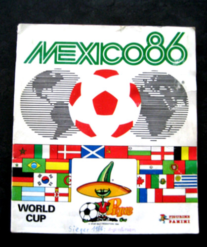 Panini album 1986 - mexico,
