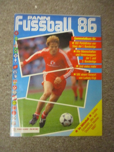 Panini fussball sammelalbum - fussball, 86