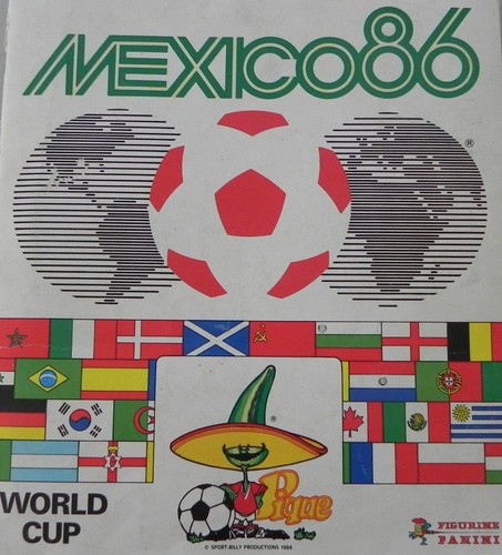 Panini mexico86 sticker - mexico86, no.
