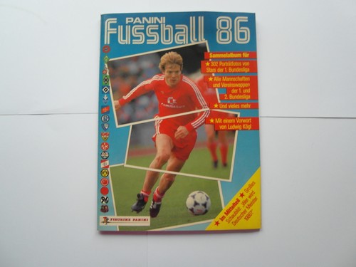 Panini fussball sammelalbum - 86,